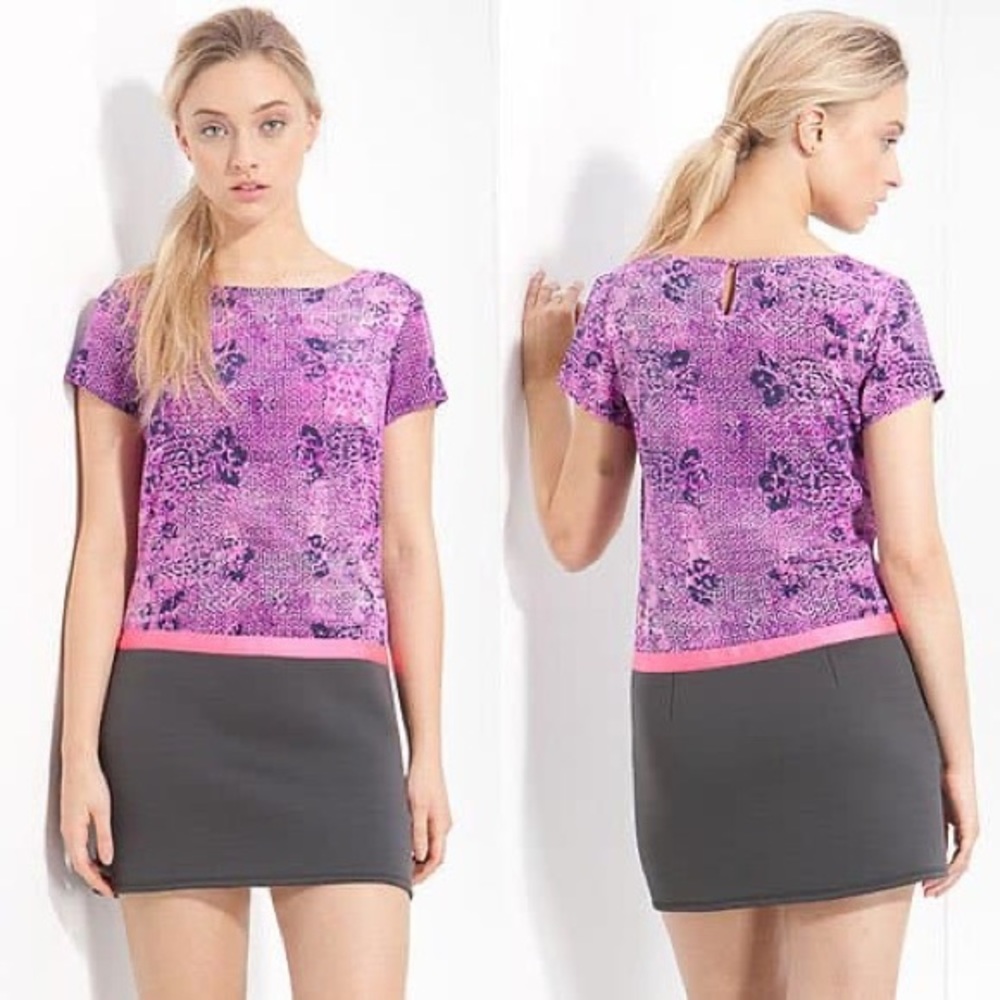 GRYPHON Pink Scuba Skirt Dress XS